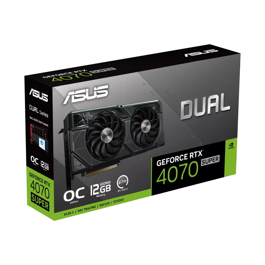 Placă video ASUS Dual GeForce RTX 4070 SUPER OC Edition - xstore.md photo 8