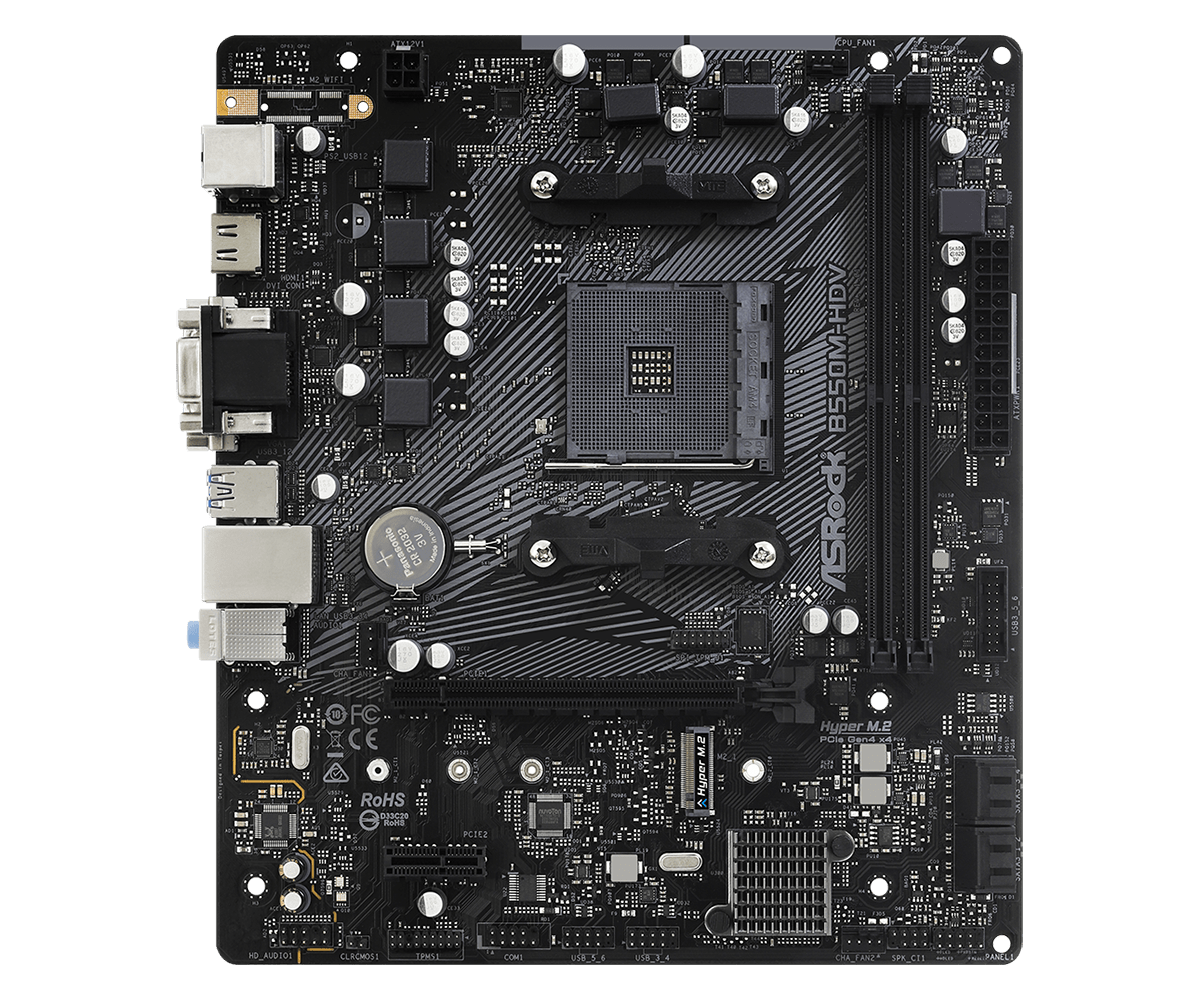 Материнская плата ASRock B550M-HDV в Молдове - xstore.md photo 0