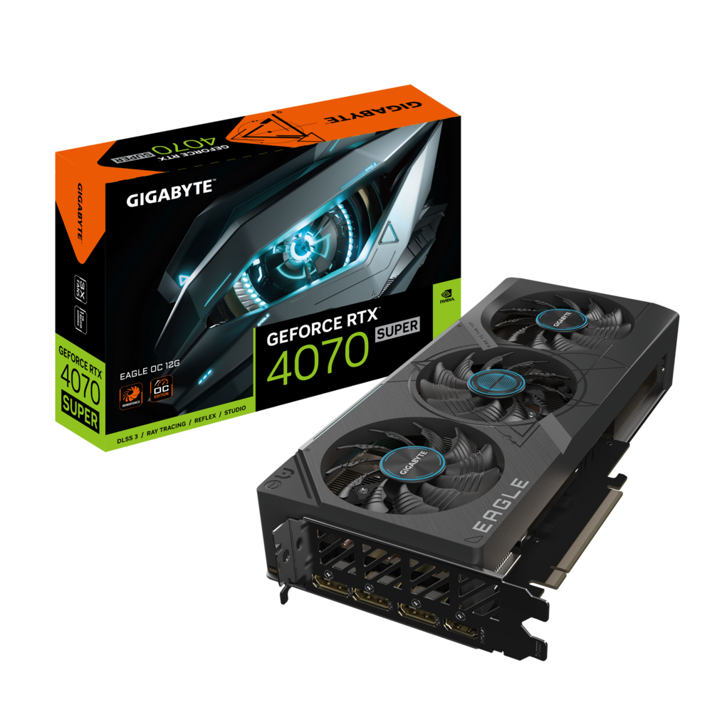 Видеокарта GIGABYTE GeForce RTX 4070 Super Eagle OC 12G - xstore.md photo