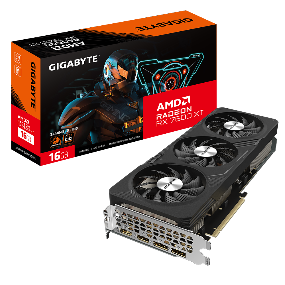 Placă video Gigabyte Radeon RX 7600 XT Gaming OC 16G - xstore.md photo