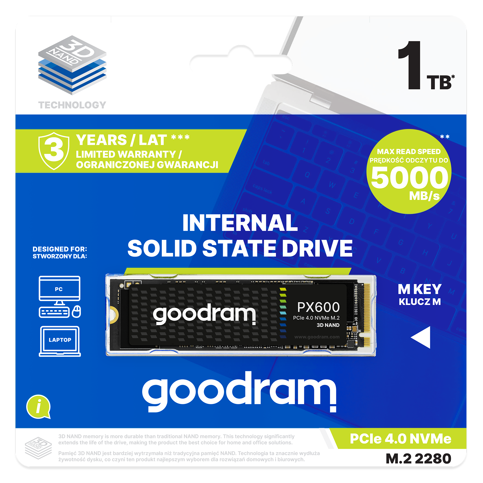 Unitate SSD GOODRAM PX600 Gen2 – cumpără în Moldova | Xstore.md photo 1