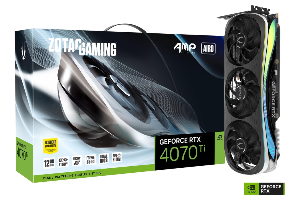 Placă video ZOTAC GeForce RTX 4070 Ti AMP Extreme AIRO - xstore.md photo