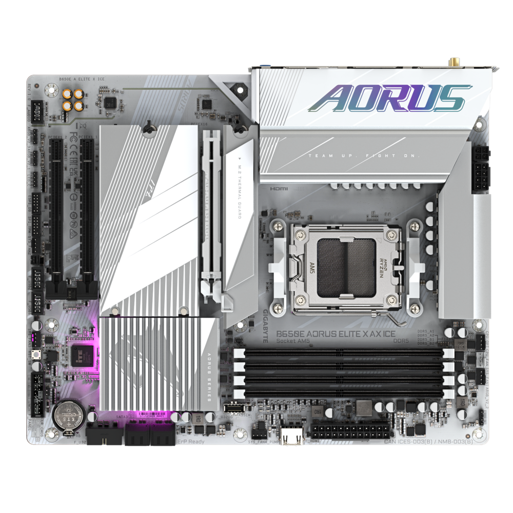 Материнская плата GIGABYTE B650E AORUS ELITE X ICE - xstore.md photo 1