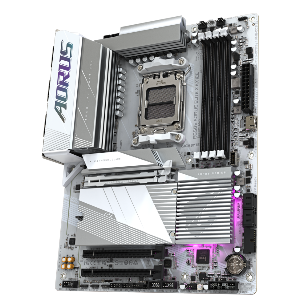 Материнская плата GIGABYTE B650E AORUS ELITE X ICE - xstore.md photo 3