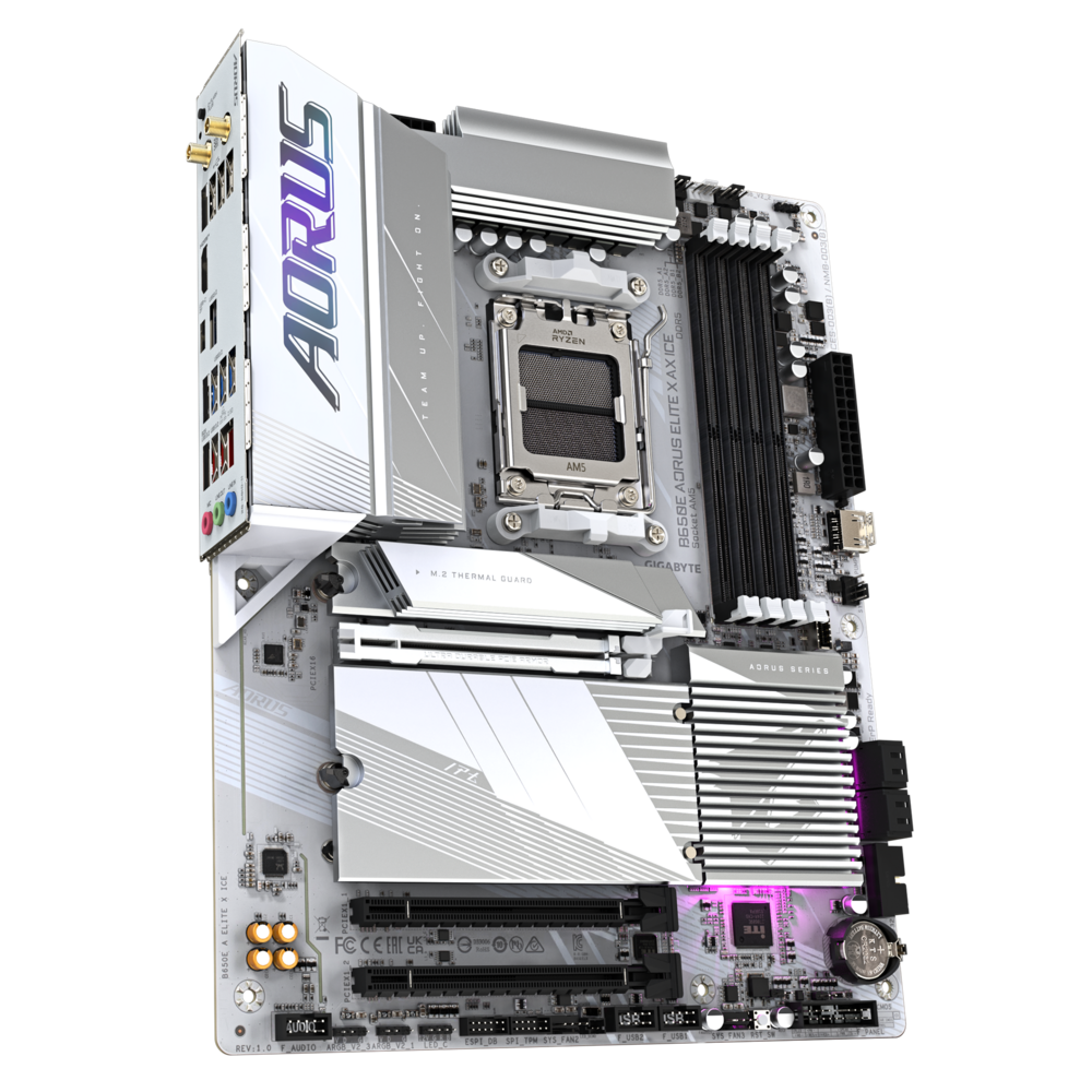 Материнская плата GIGABYTE B650E AORUS ELITE X ICE - xstore.md photo 2