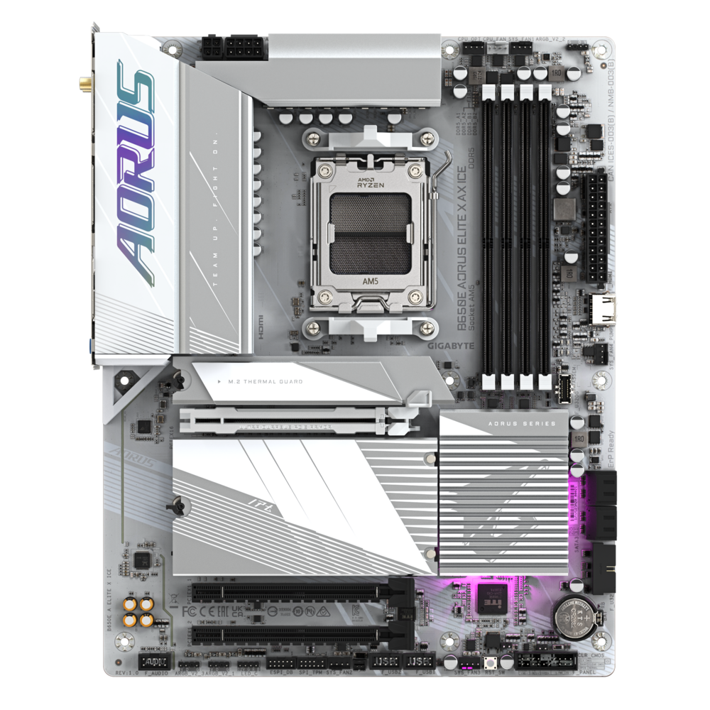 Материнская плата GIGABYTE B650E AORUS ELITE X ICE - xstore.md photo 0