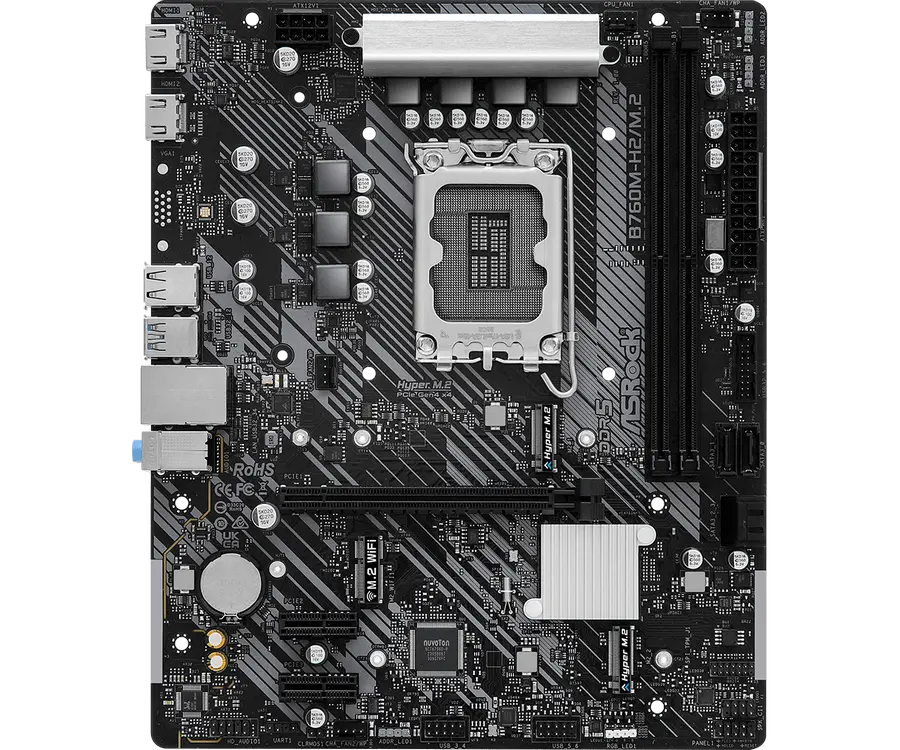 Материнская плата ASRock B760M-H2/M.2 в Молдове - xstore.md photo 0