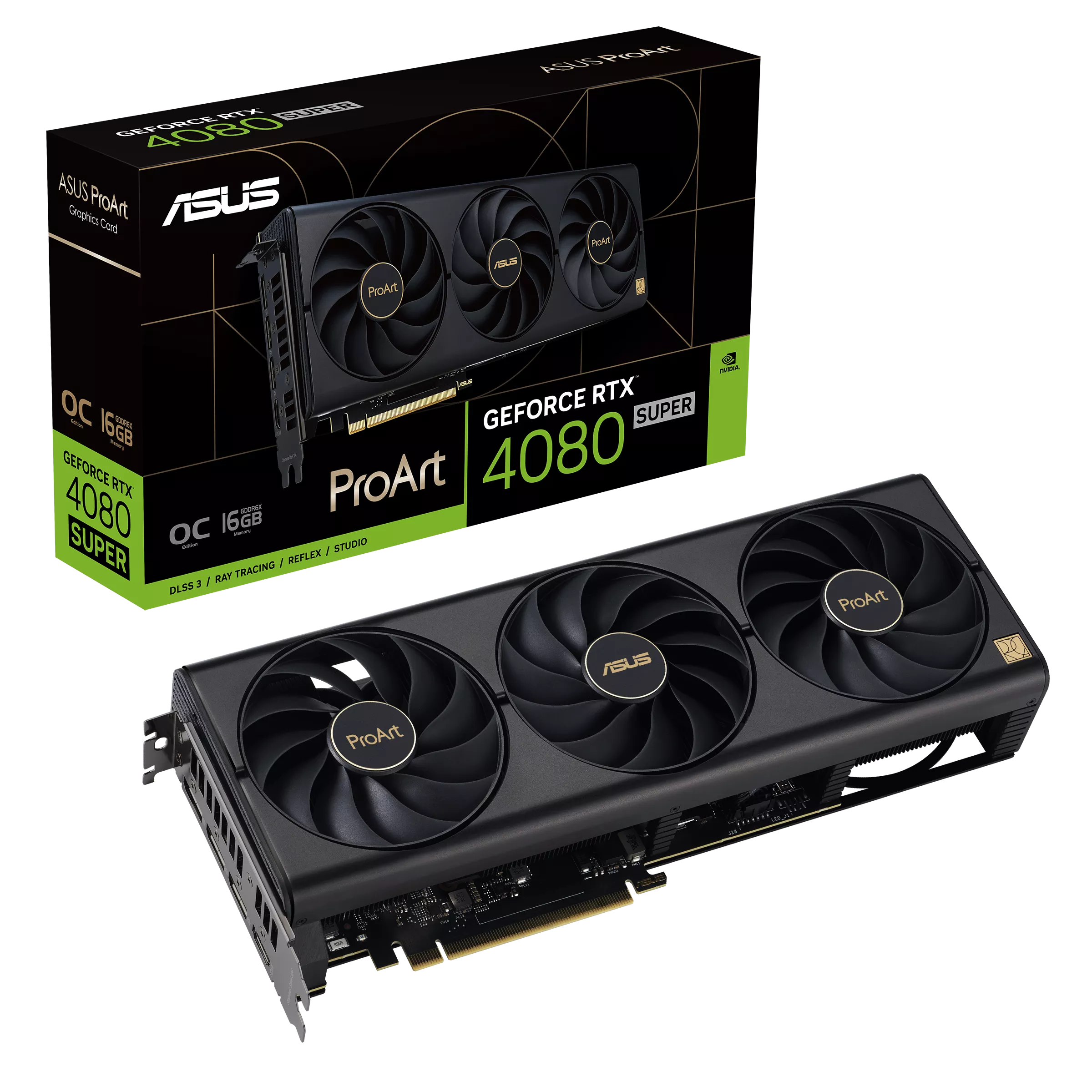 Placă video ASUS ProArt GeForce RTX 4080 SUPER 16GB OC Edition - xstore.md photo