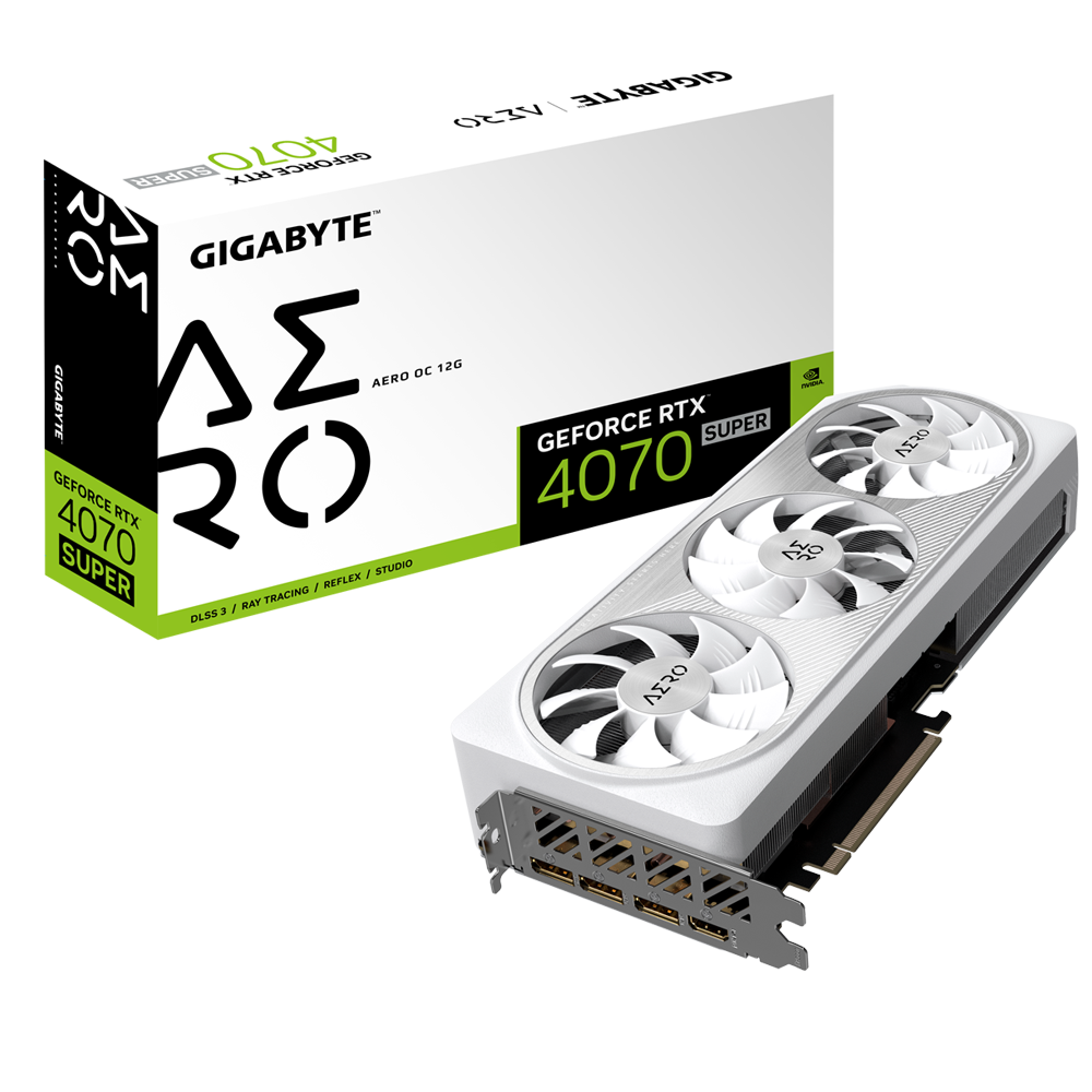 Видеокарта Gigabyte GeForce RTX 4070 SUPER AERO OC 12G - xstore.md photo