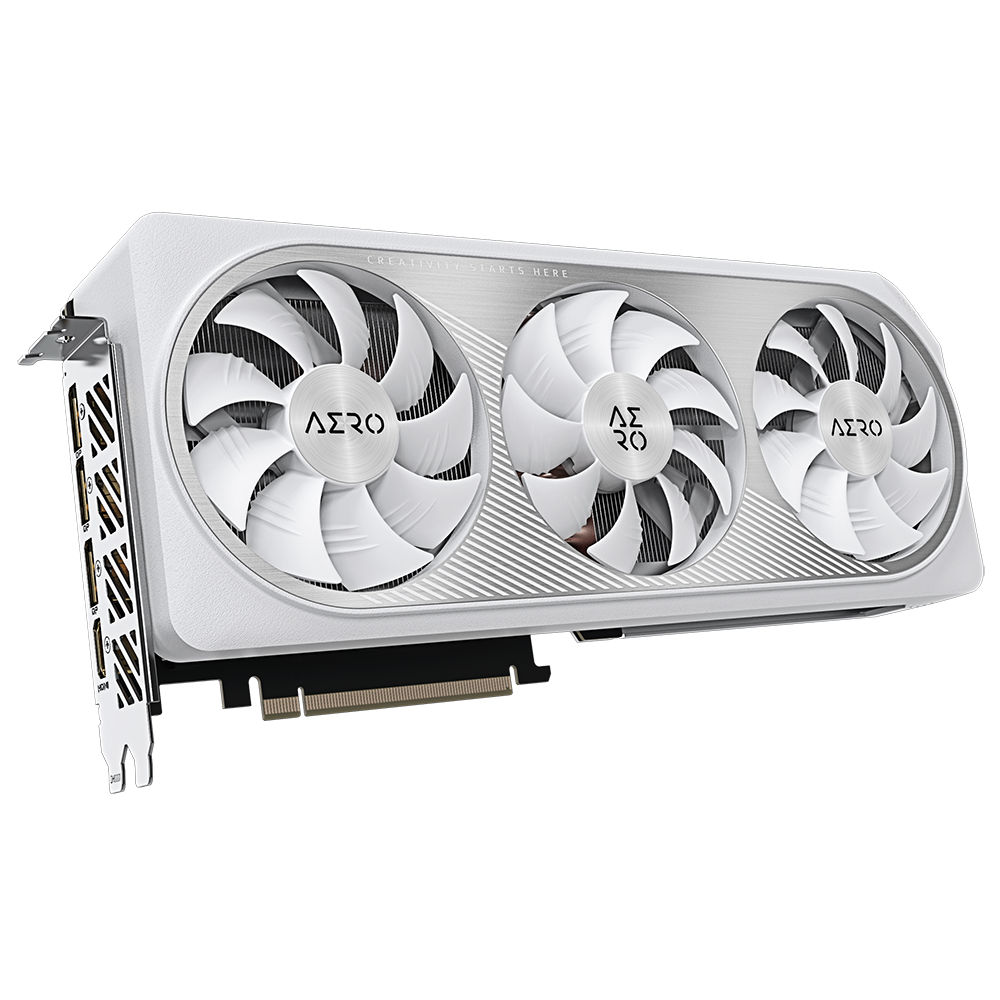 Placă video Gigabyte GeForce RTX 4070 Ti SUPER AERO OC 16G - xstore.md photo 1