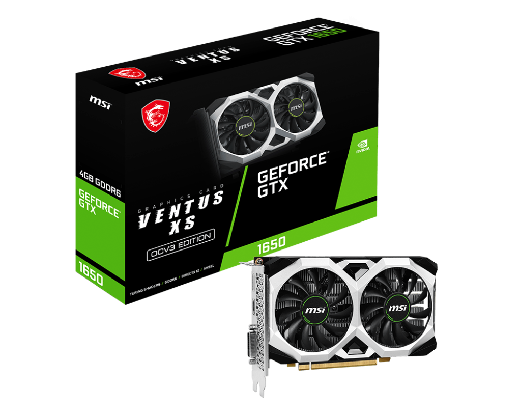 Placă video MSI GeForce GTX 1650 D6 VENTUS XS 4G OCV3 - xstore.md photo