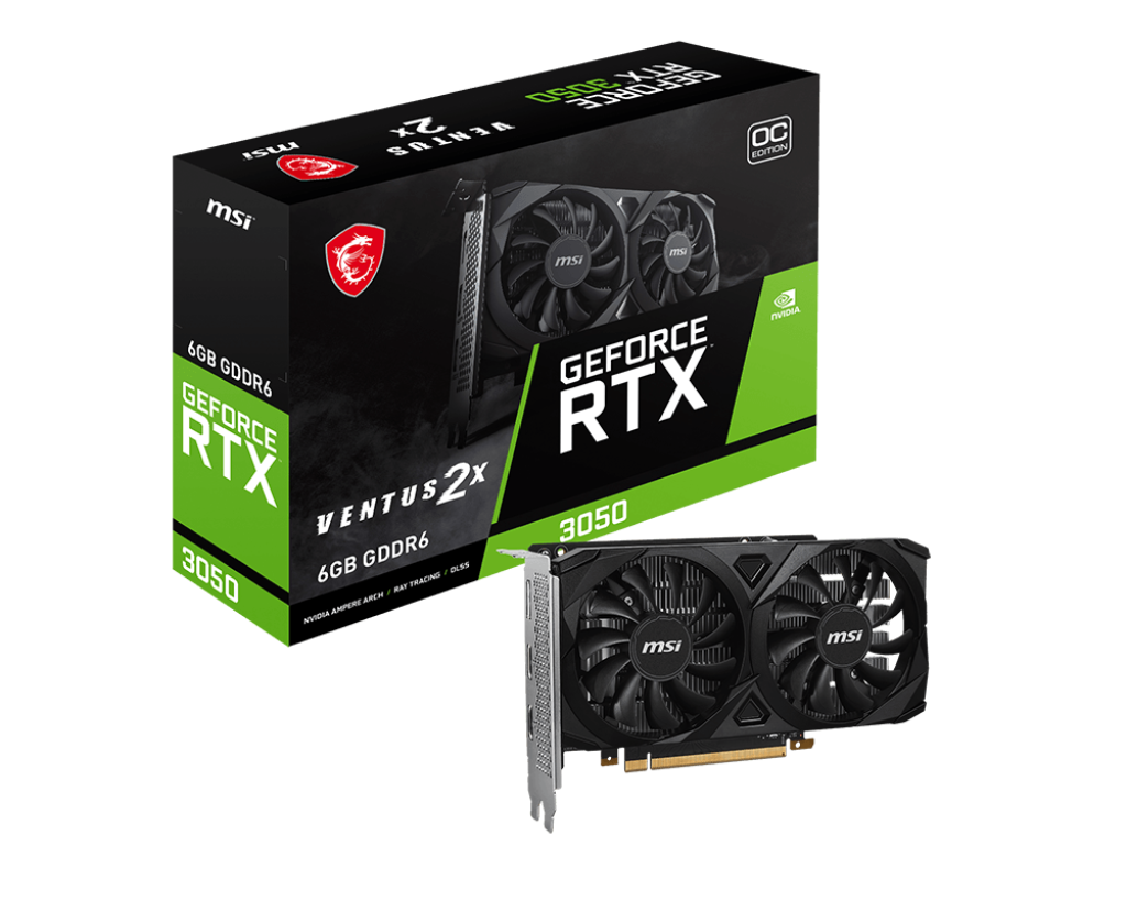 Placă video MSI GeForce RTX 3050 VENTUS 2X 6G OC - xstore.md photo