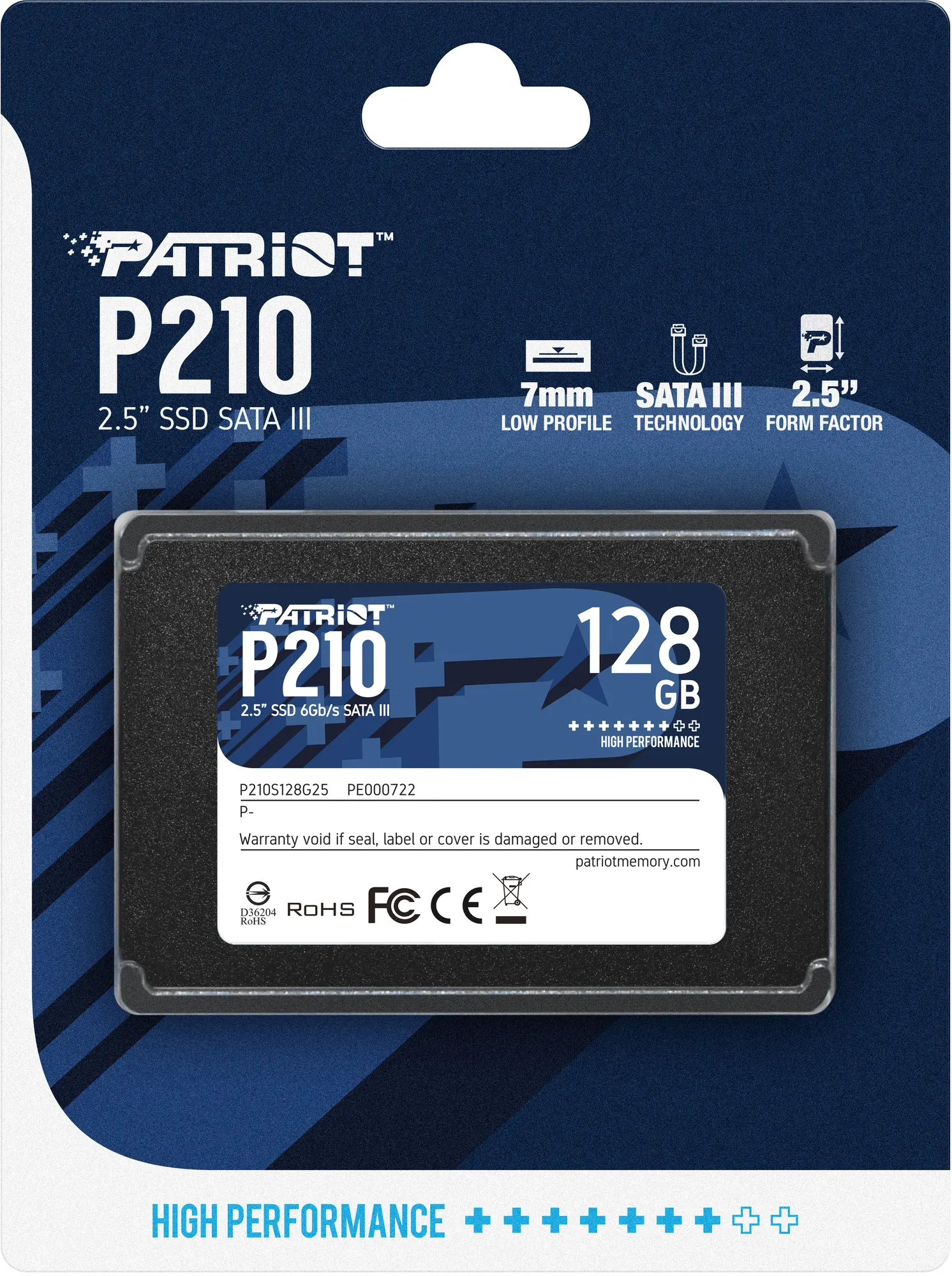 Unitate SSD Patriot P210 P210S128G25 – cumpără în Moldova - xstore.md photo 2