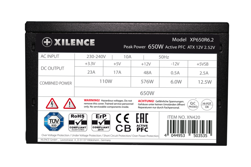 Sursa de alimentare XILENCE XP650R6.2 Bulk - în Moldova - xstore.md photo 4