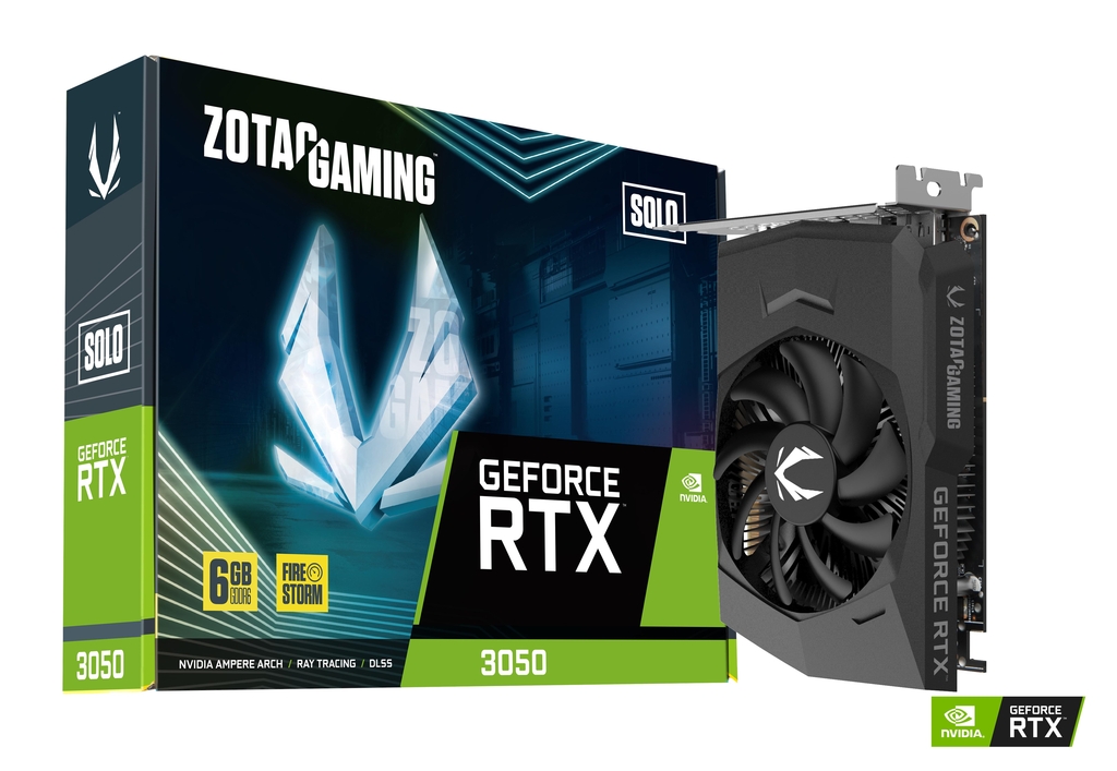 Placă video ZOTAC GeForce RTX 3050 6GB Solo - xstore.md photo