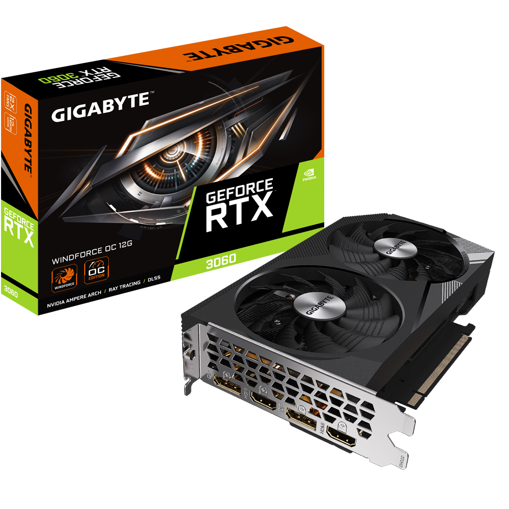 Placă video GIGABYTE GeForce RTX 3060 WINDFORCE OC 12G - xstore.md photo