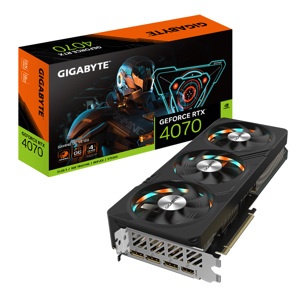 Placă video Gigabyte GeForce RTX 4070 GAMING OC V2 12G - xstore.md photo