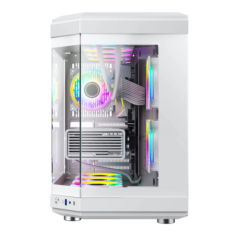 Carcasă PC Gamemax Hype, White în Moldova - xstore.md photo 4