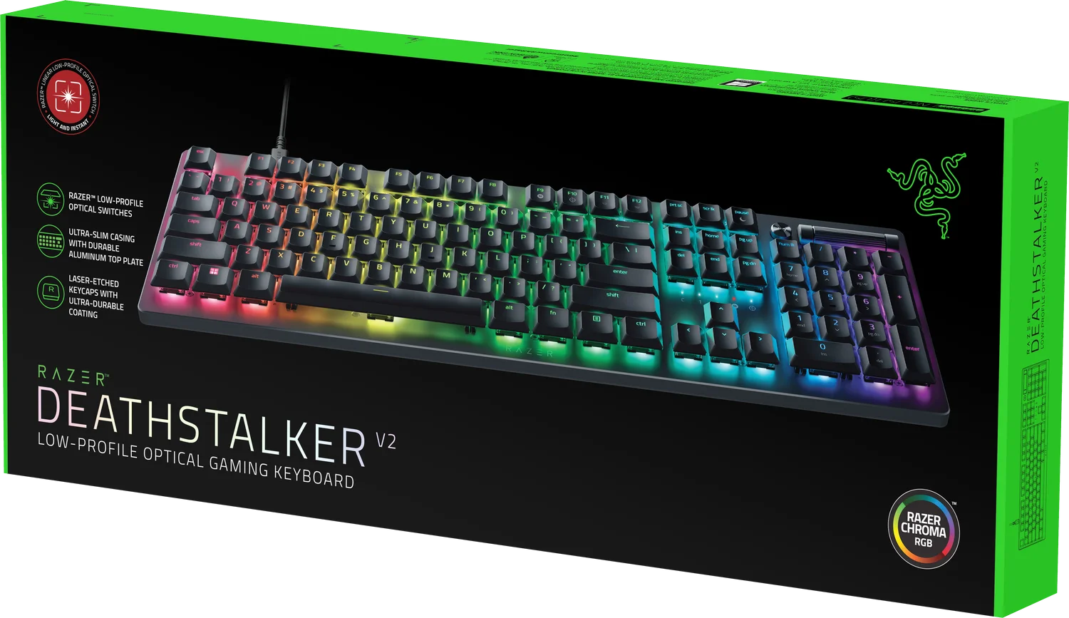Tastatură Razer DeathStalker V2 Swiss Layout în Moldova - xstore.md photo 6