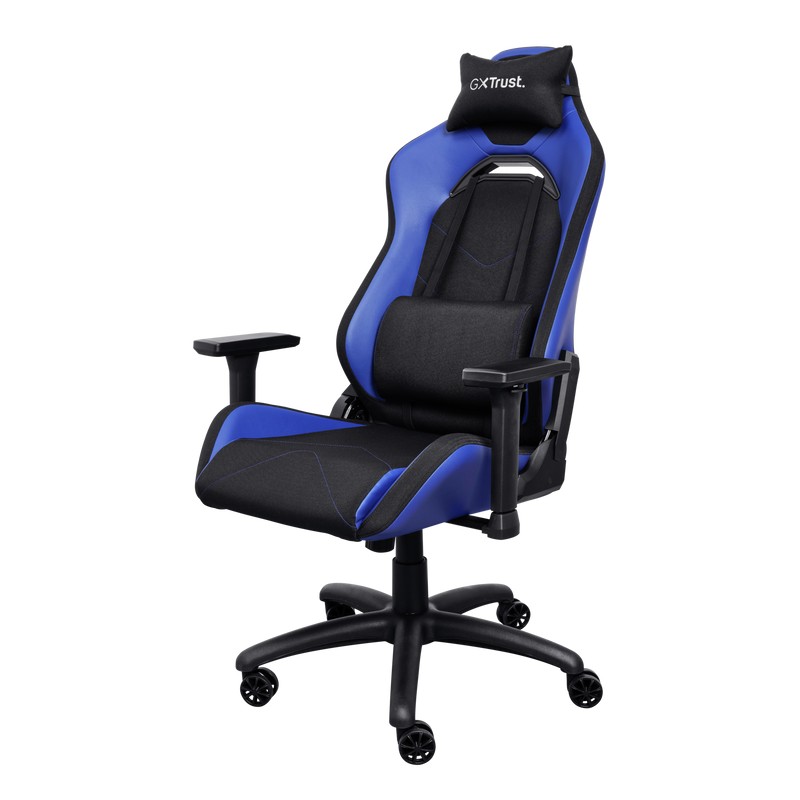 Игровое кресло Trust Gaming Chair GXT 714B Ruya, Black/Blue - xstore.md photo 1