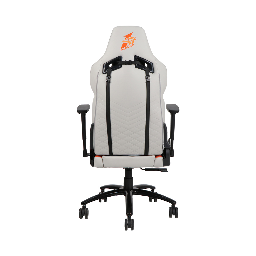 Scaun Gaming 1STPLAYER DK2 PRO, Gray/Orange - xstore.md photo 3