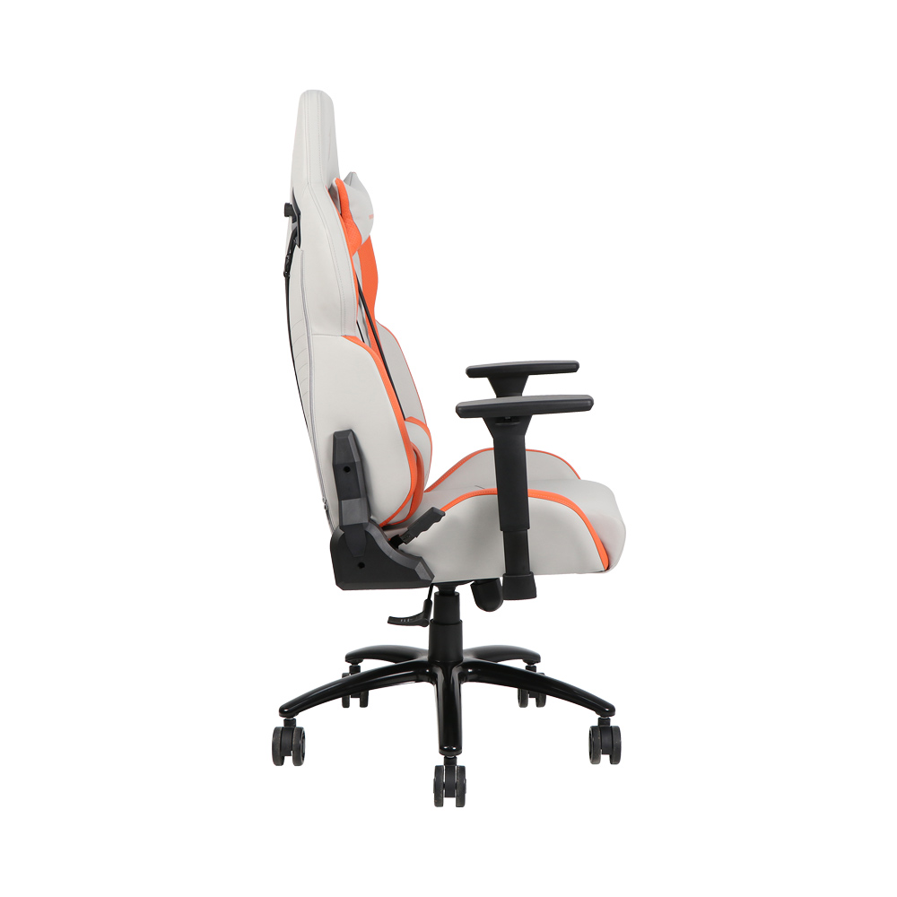 Scaun Gaming 1STPLAYER DK2 PRO, Gray/Orange - xstore.md photo 2