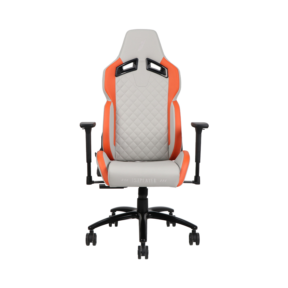 Scaun Gaming 1STPLAYER DK2 PRO, Gray/Orange - xstore.md photo 0