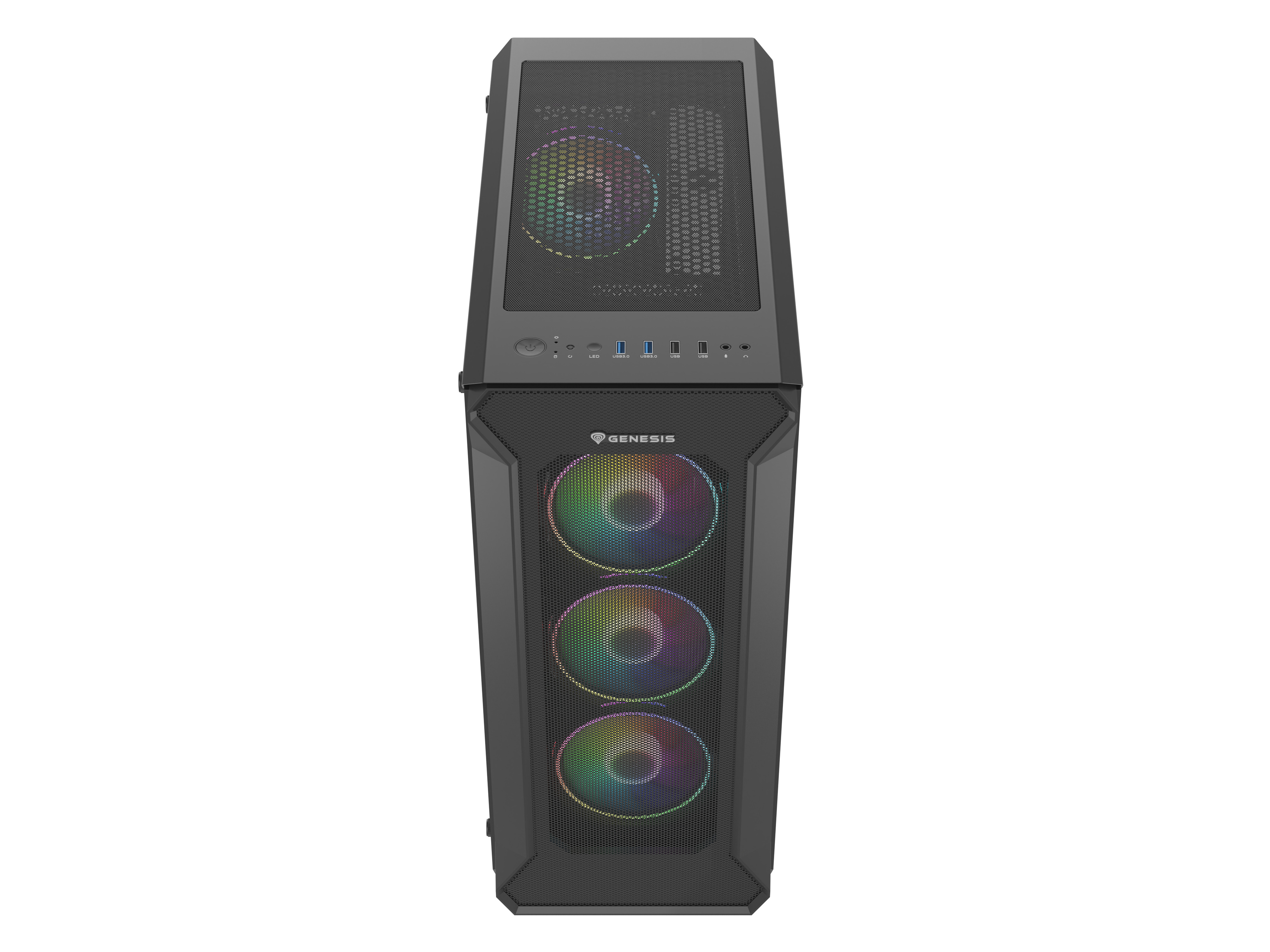 Carcasă Genesis IRID 505 V2, Black în Moldova - xstore.md photo 1