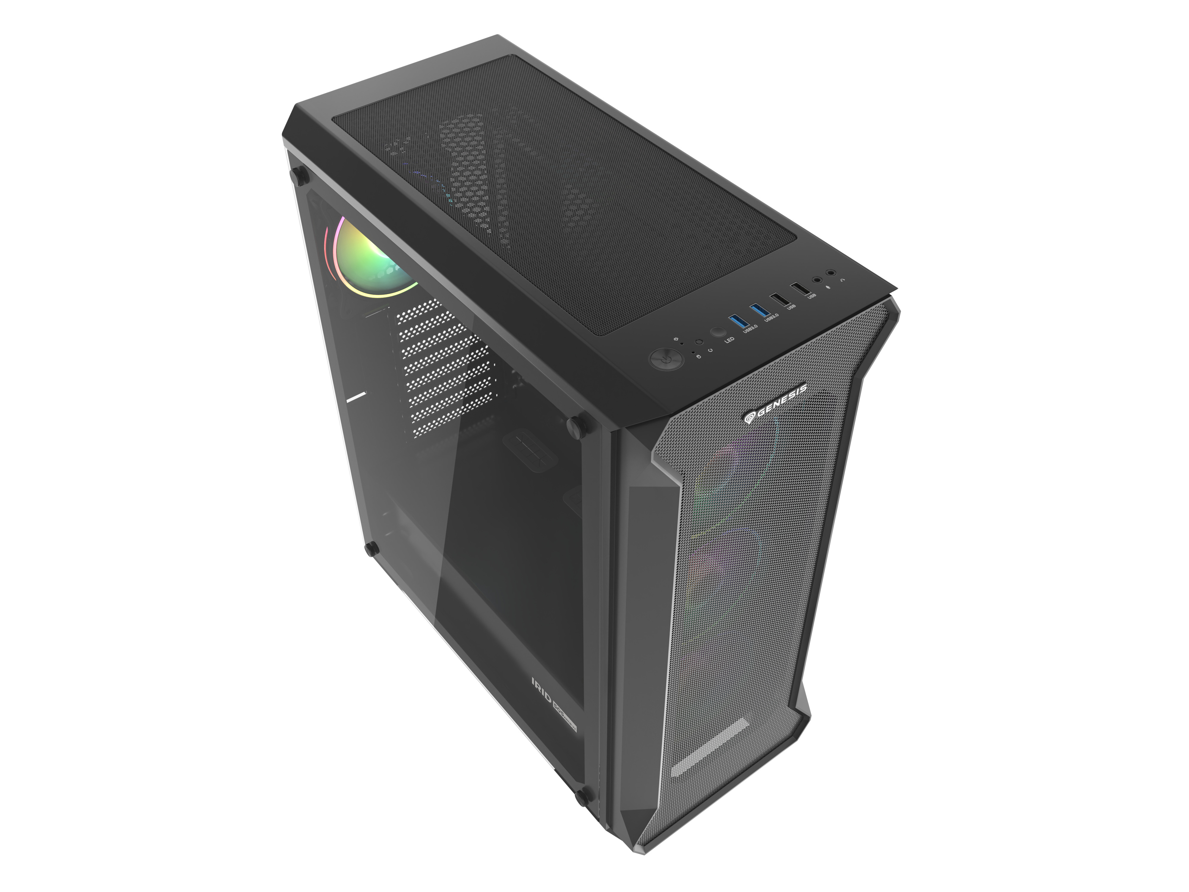 Carcasă Genesis IRID 505 V2, Black în Moldova - xstore.md photo 4