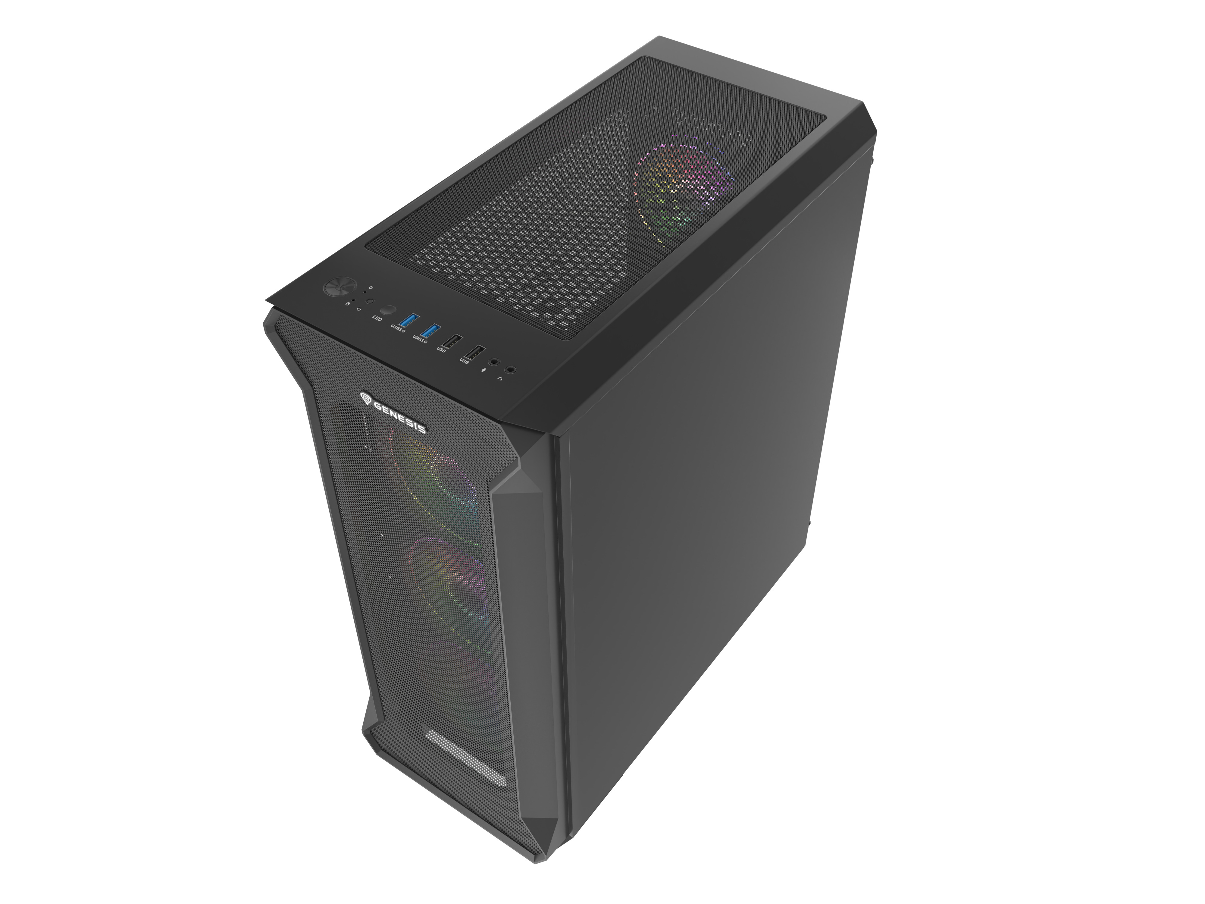 Carcasă Genesis IRID 505 V2, Black în Moldova - xstore.md photo 5