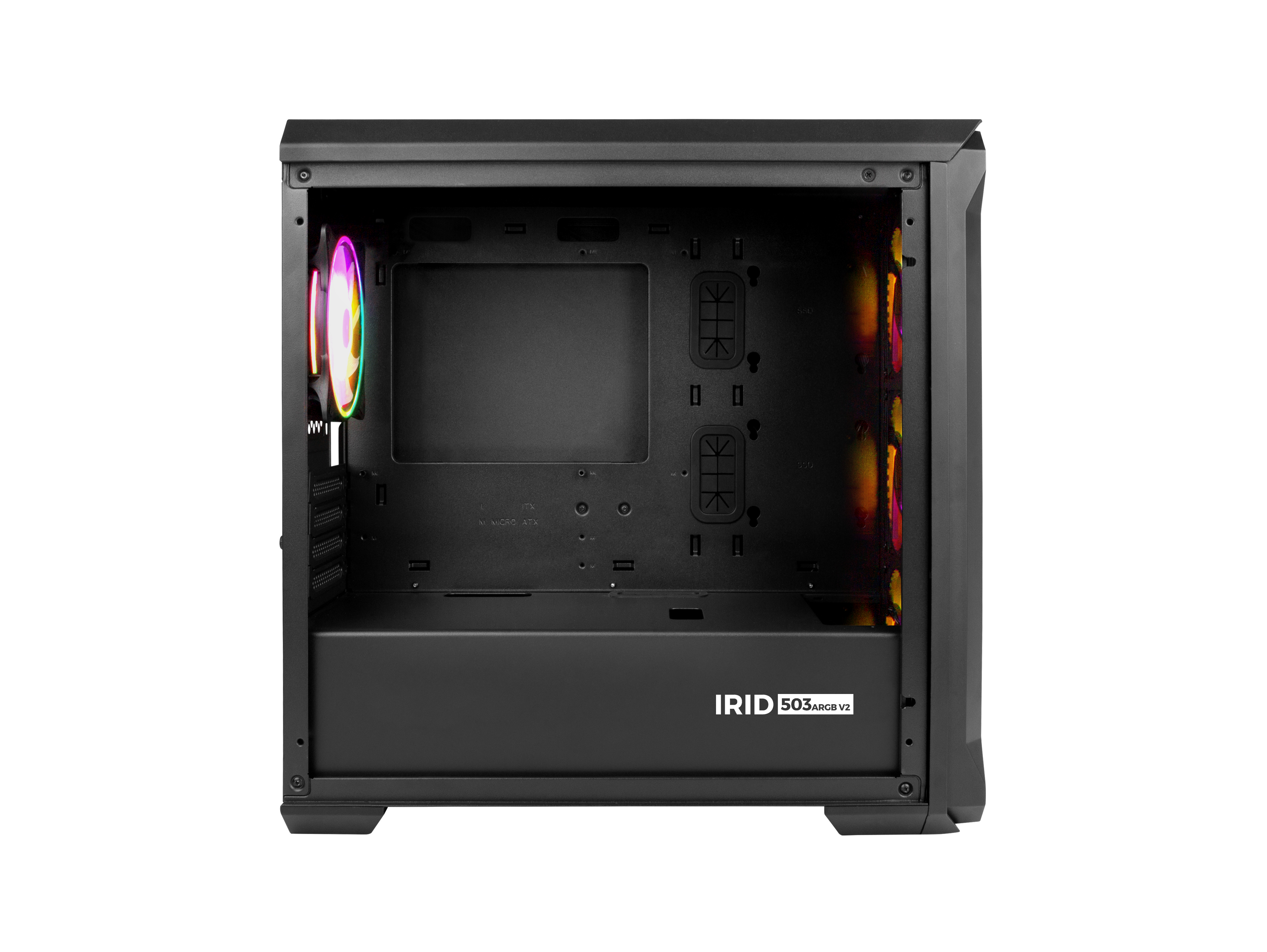 Carcasă Genesis Irid 503 V2, Black în Moldova - xstore.md photo 5