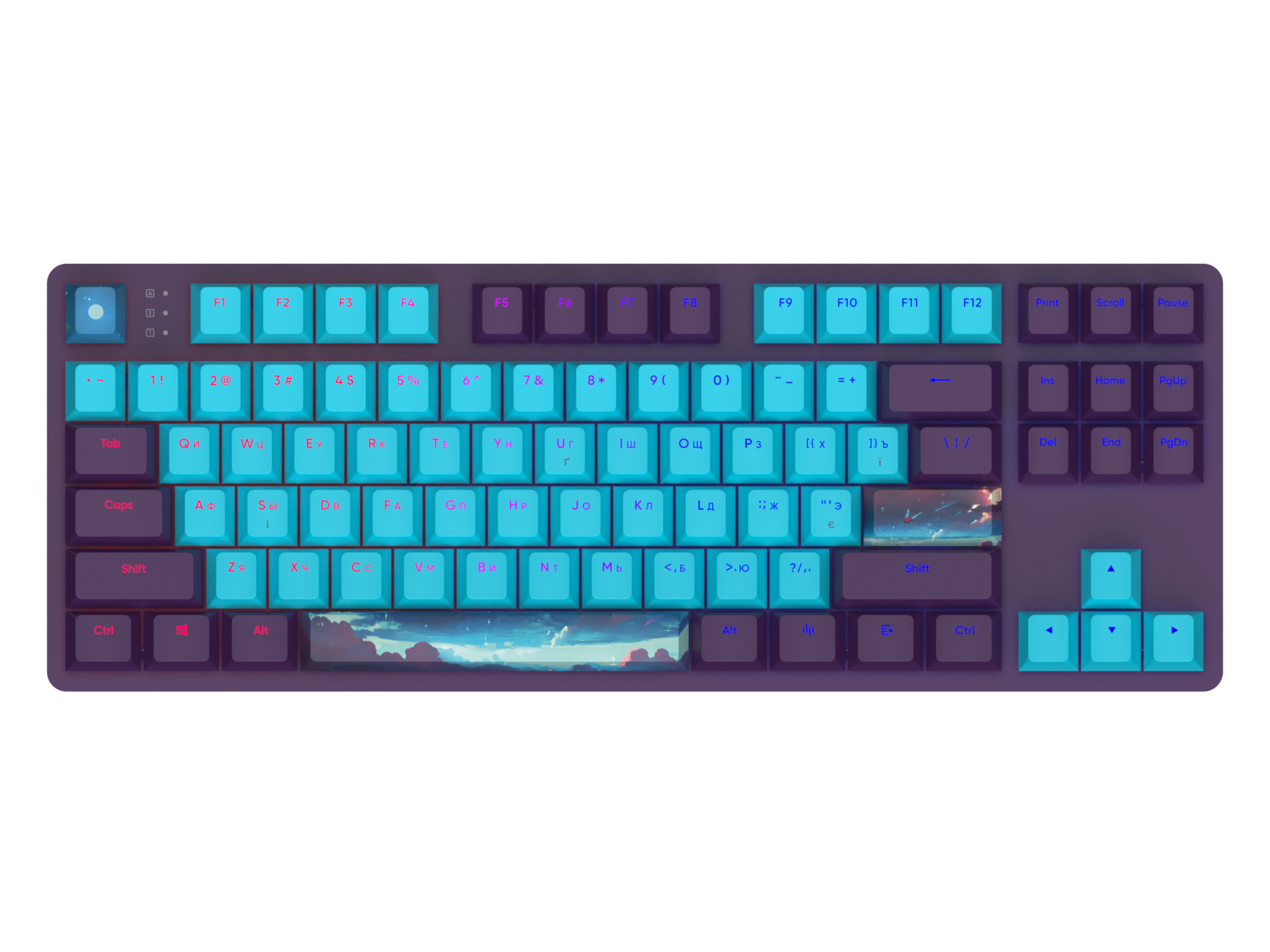 Tastatură Dark Project One 87 Night Sky - Cumpăra în Moldova | Xstore.md photo