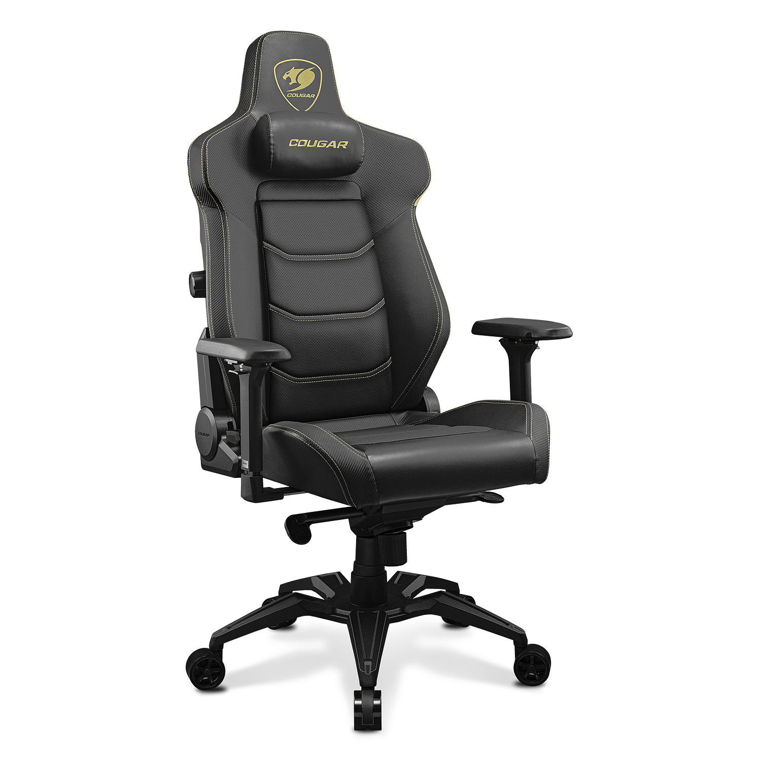 Scaun Gaming Cougar ARMOR EVO, Black-Gold - xstore.md photo 1