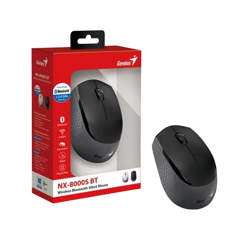 Wireless Mouse Genius NX-8000S BT în Moldova - xstore.md photo 1