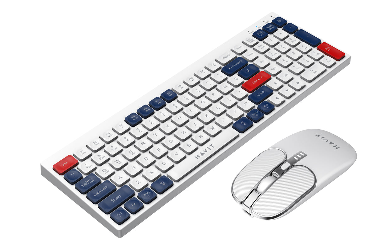 Tastatură fără fir și Mouse Havit KB830WB în Moldova - xstore.md photo 1