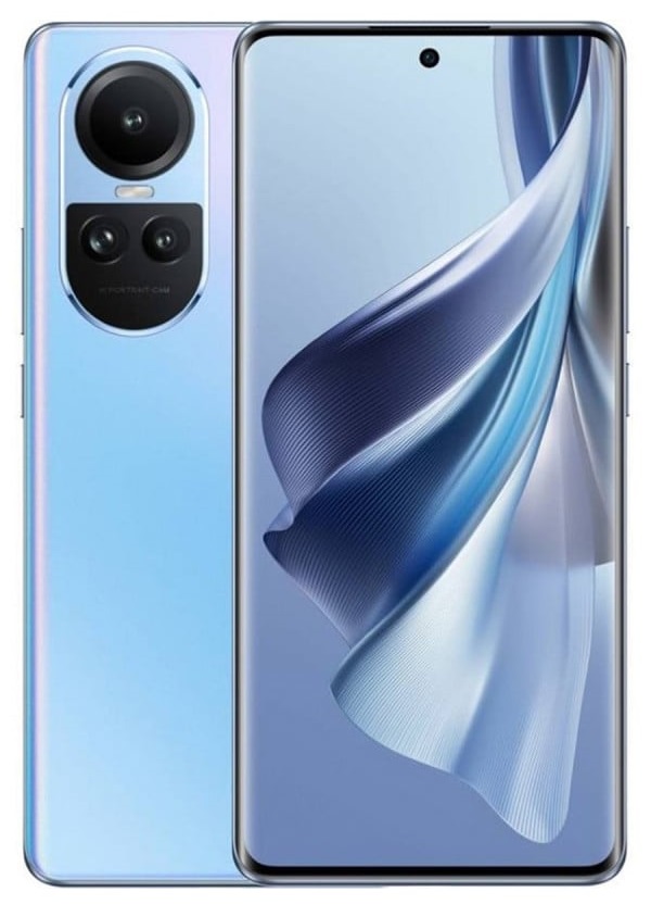 OPPO Reno 10 5G – 8GB/256GB, Ice Blue - xstore.md photo