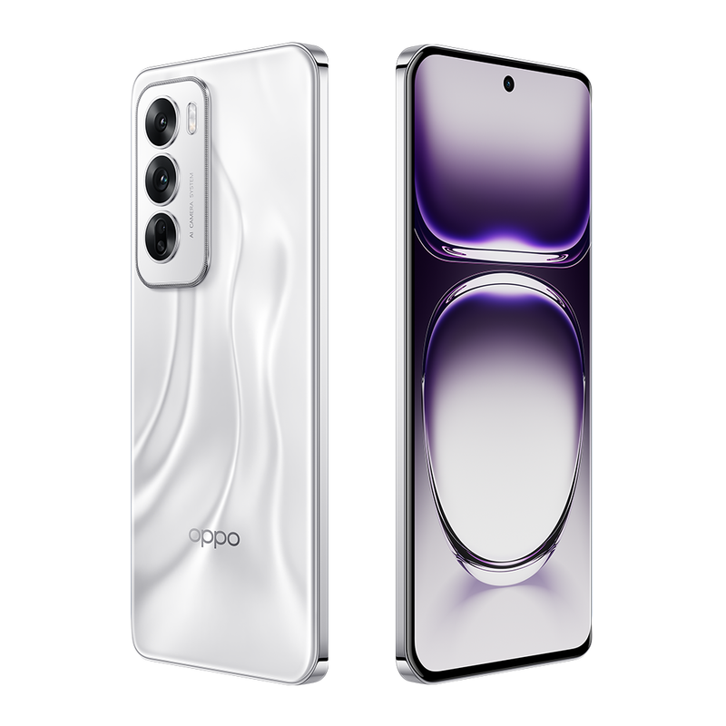 OPPO Reno12 5G – 8GB/256GB, Astro Silver - xstore.md photo 0