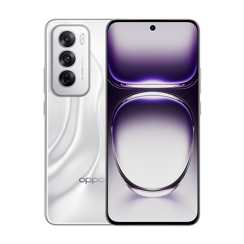 OPPO Reno12 5G – 8GB/256GB, Astro Silver - xstore.md photo