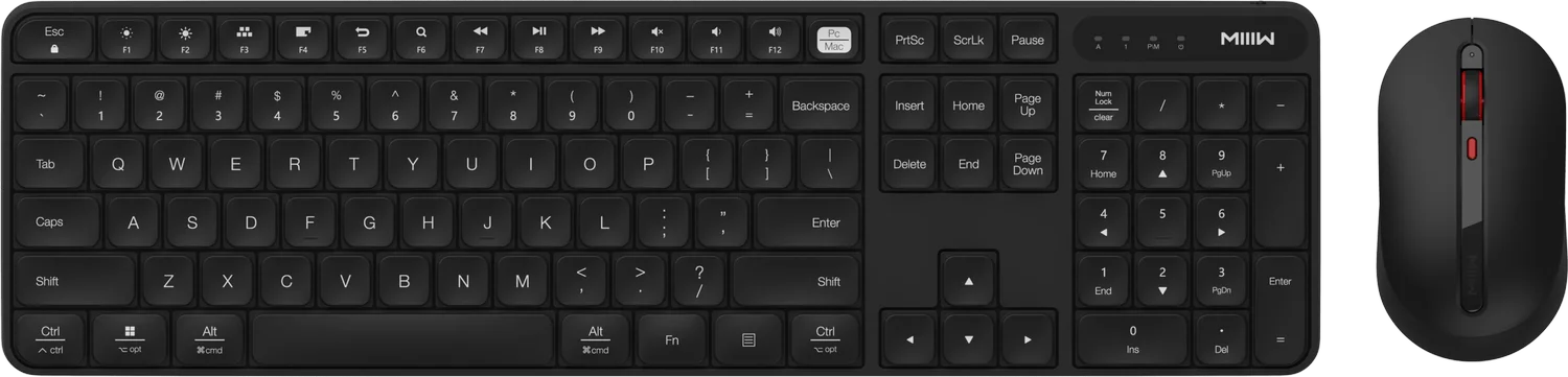 Беспроводная клавиатура и мышь Xiaomi MIIIW в Молдове - xstore.md photo