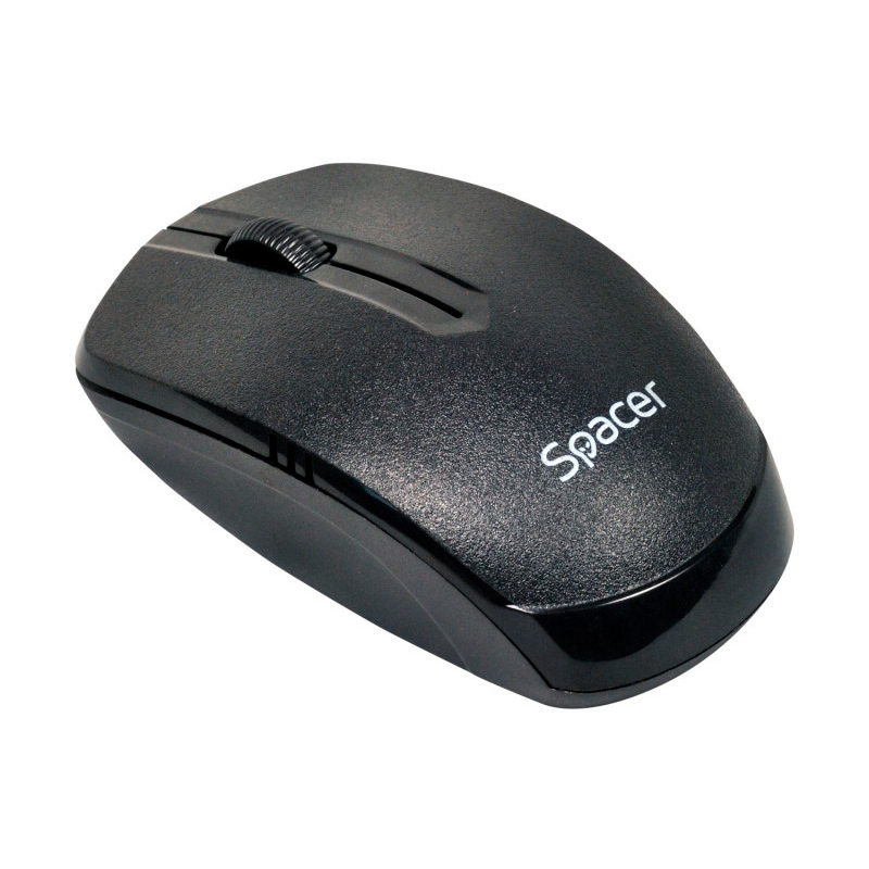 Wireless Mouse Spacer optic, Black în Moldova - xstore.md photo 0