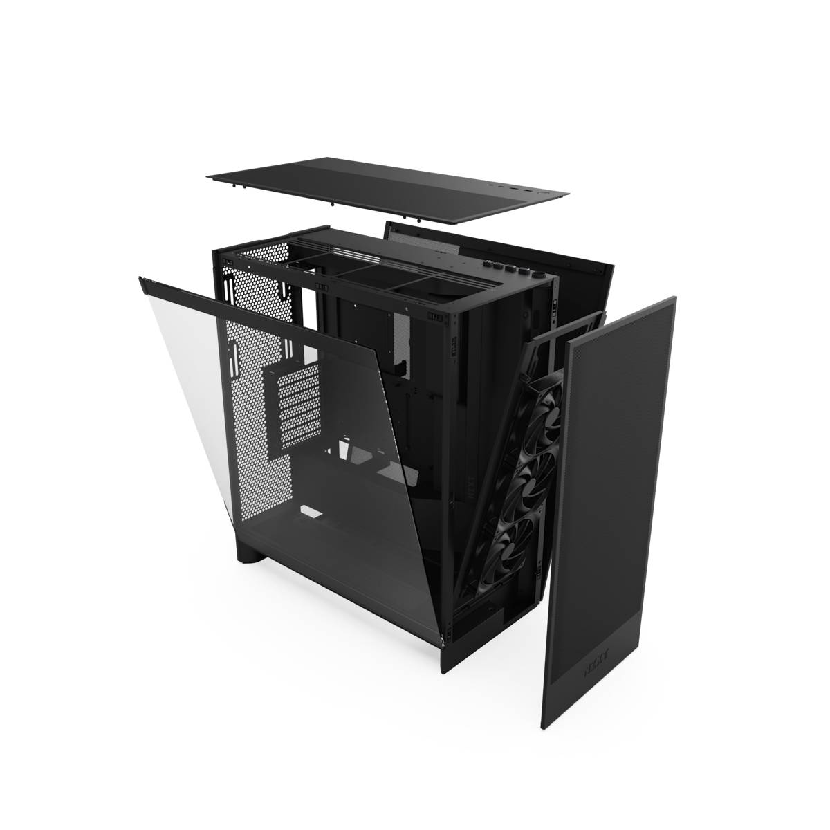 Carcasă PC NZXT H7 Flow (CM-H72FB-01) în Moldova - xstore.md photo 2