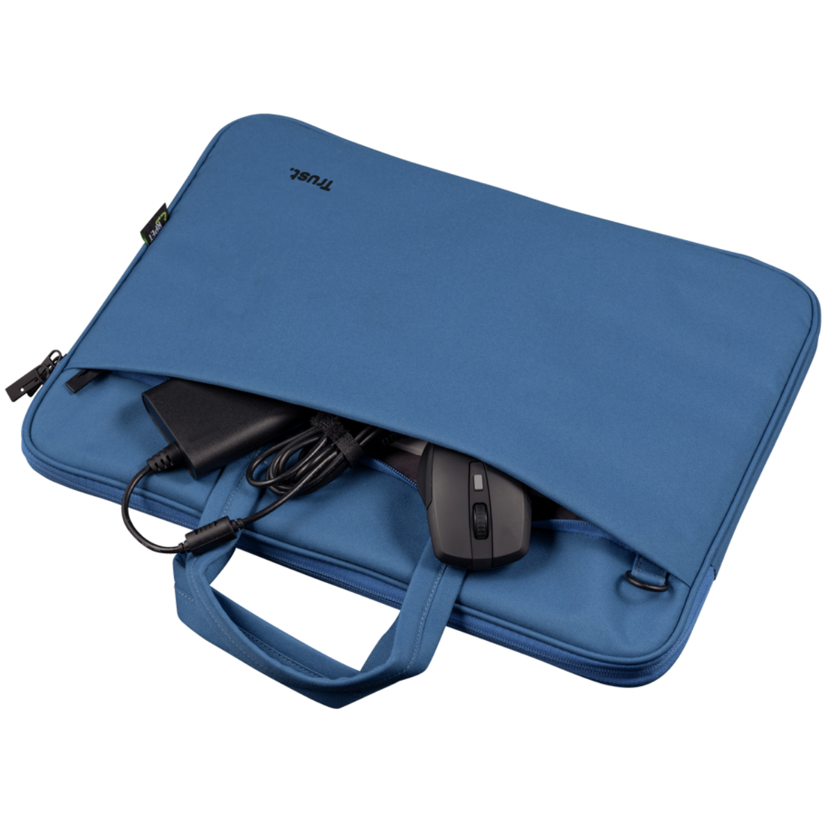 Geanta pentru laptop 16❞ Trust Bologna Slim, Blue - xstore.md photo 1