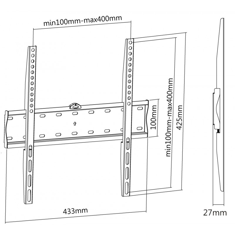 Suport TV fixat Reflecta PLANO SLIM 55-4040 – în Moldova - xstore.md photo 3