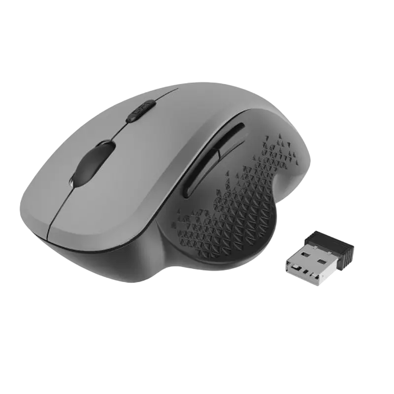 Wireless Mouse Gembird MUSW-6B-02, Grey în Moldova - xstore.md photo 1