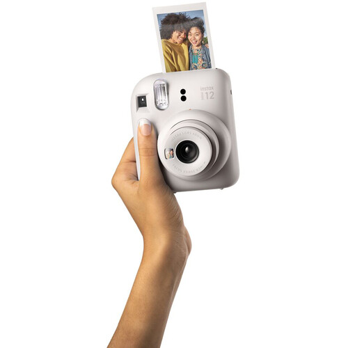 Фотоаппарат моментальной печати Fujifilm Instax Mini 12, Clay White - xstore.md photo 2