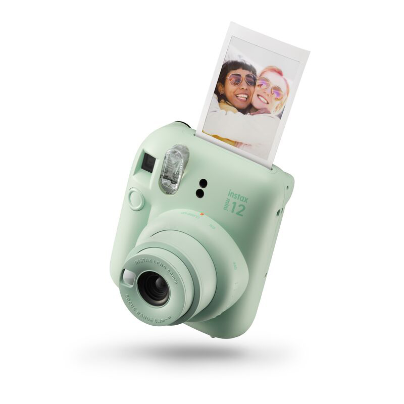 Фотоаппарат моментальной печати Fujifilm Instax Mini 12, Green Mint + Film Mini 2x10 - xstore.md photo 3