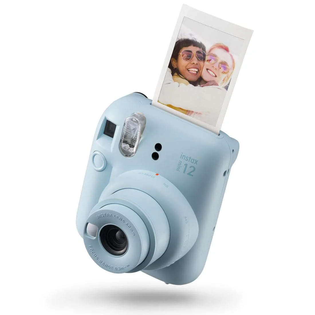 Фотоаппарат моментальной печати Fujifilm Instax Mini 12, Pastel Blue + Film Mini 2x10 - xstore.md photo 4