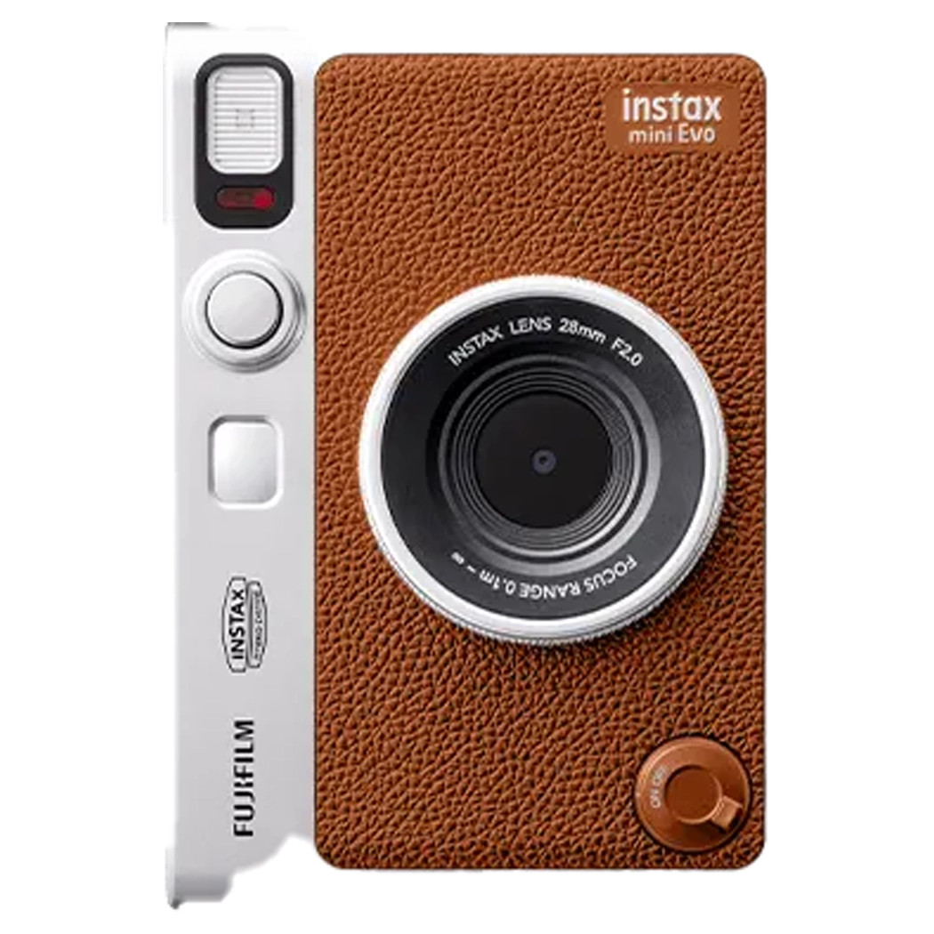 Фотоаппарат моментальной печати Fujifilm Instax Mini Evo Brown - xstore.md photo 2