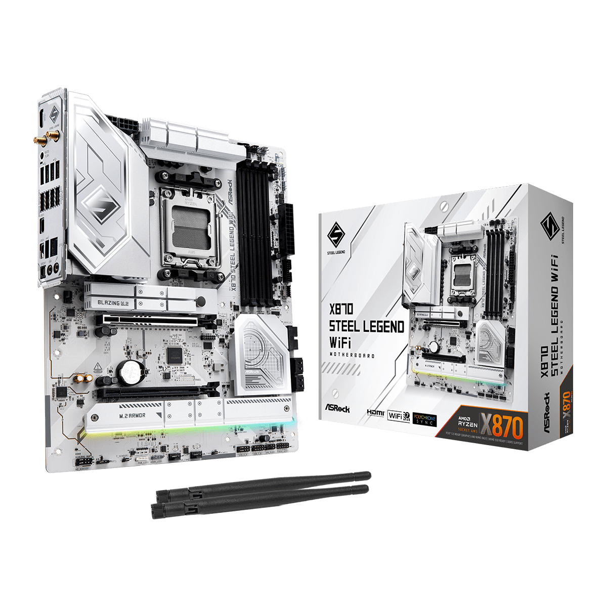 Placă de bază ASRock X870 STEEL LEGEND WIFI - xstore.md photo