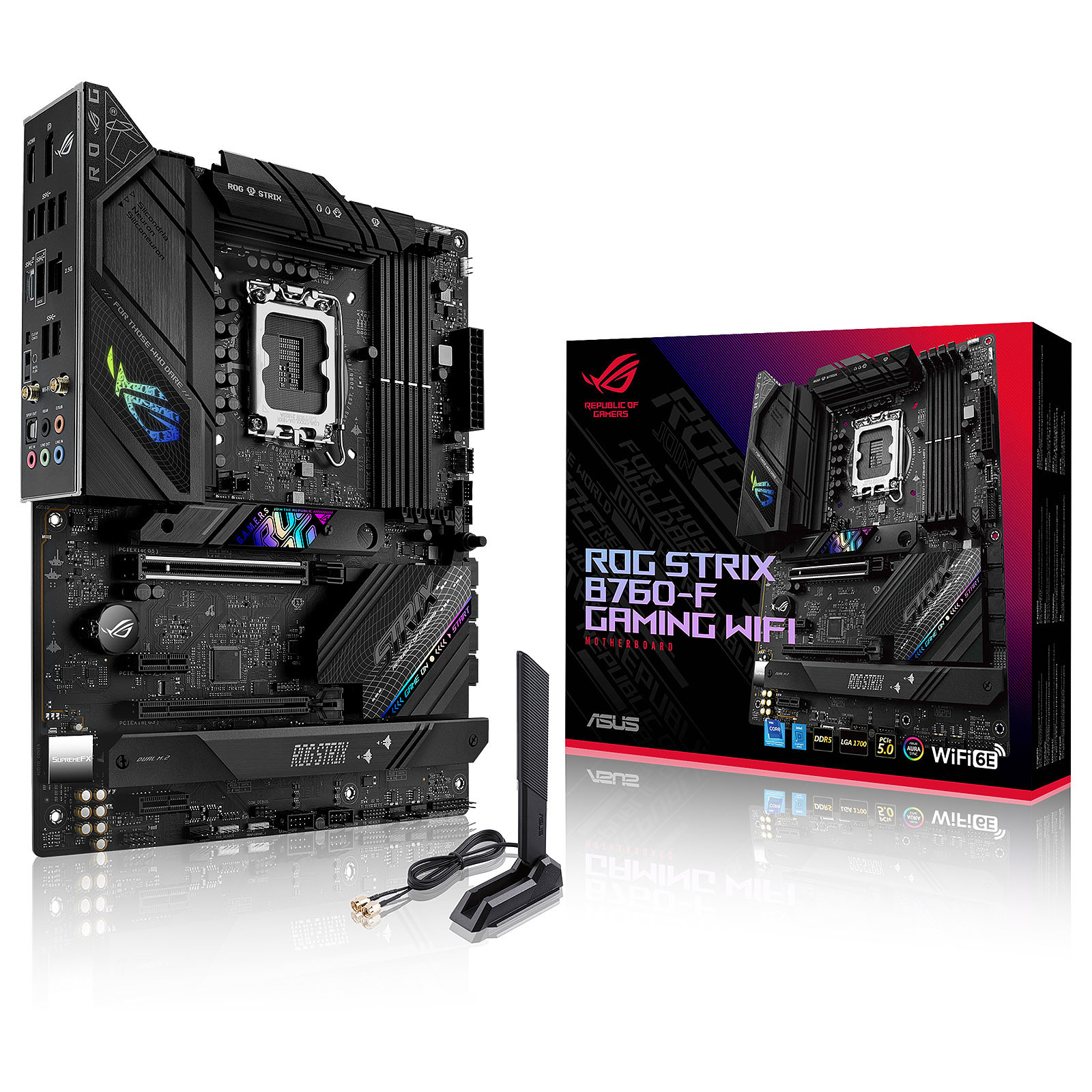 Placă de bază ASUS ROG Strix B760-F GAMING WIFI în Moldova - xstore.md photo
